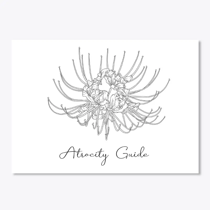 Atrocity Guide Spider Lilly Sticker